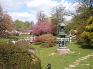 Japanische Brücke im Tierpark Hagenbeck