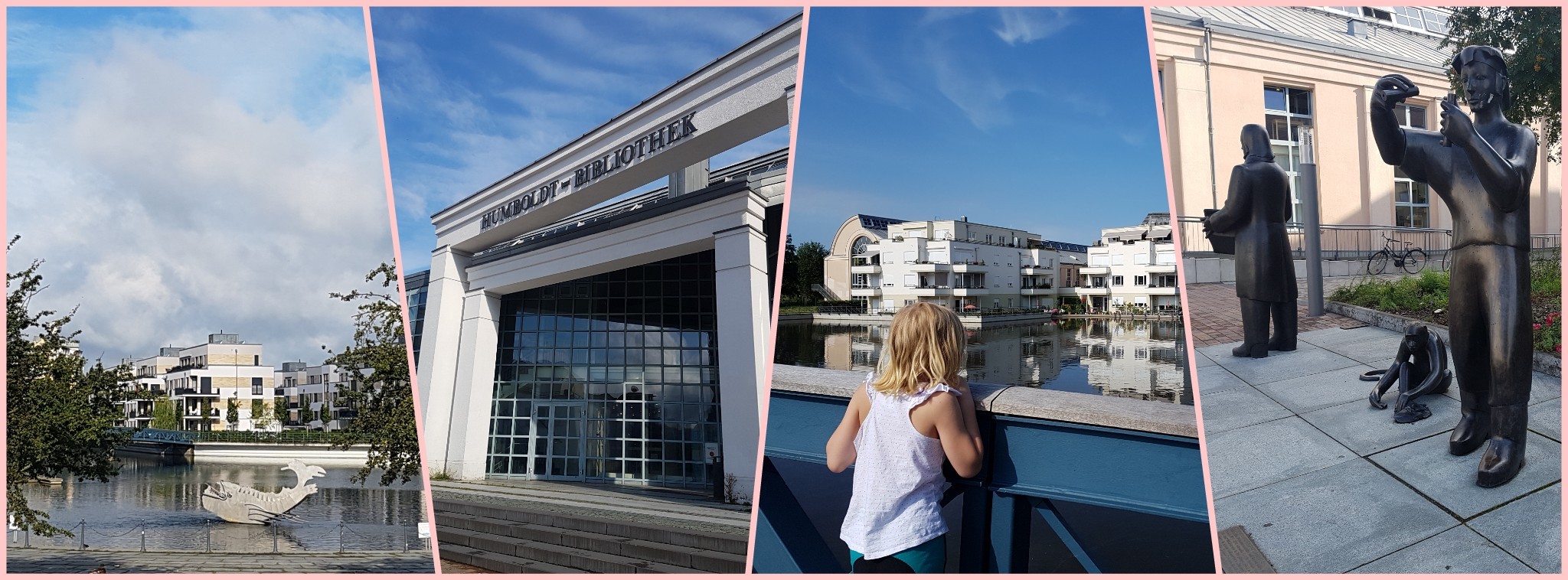 Radtour mit Kindern zur Humboldt-Bibliothek und Tegeler Insel