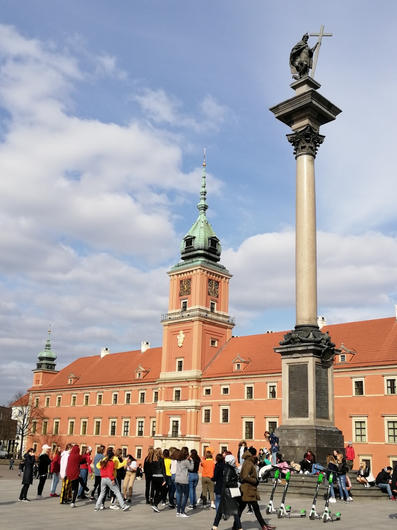 Warschau, Warsaw, Polen, Poland, Citytrip, Reisen, Urlaub, Ferien, Stadt, Wochenendtrip, Altstadt, Schlossplatz, Sigismundsäule, Königsschloss